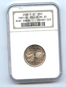 2000-P サウスカロライナ 25C 部分カラー-NGC MS65 - ミント エラー｜WORLD RESOURCE【KING店】