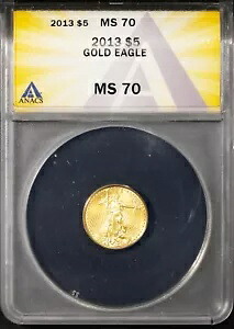 2013 $5 ゴールド イーグル MS 70 ANACS # 7625692 + ボーナス|WORLD RESOURCE【KING店】
