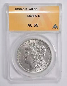 AU55 1896-O モーガン シルバー ダラー ANACS *0343｜WORLD RESOURCE【KING店】