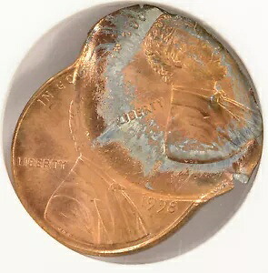 1998 1c リンカーン セント ダブルストライク 2nd 50% オフセンター ANACS MS64 レッド
