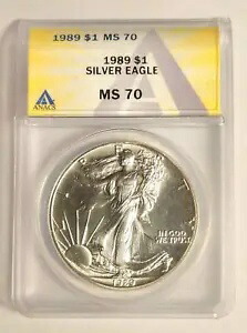 1989 P ANACS MS-70 - シルバー イーグル
