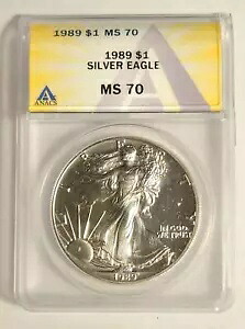 1989 P ANACS MS-70 - シルバー イーグル