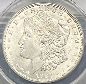 1921-D モーガン シルバー ドル ANACS MS64 ..実際のコイン #F1753