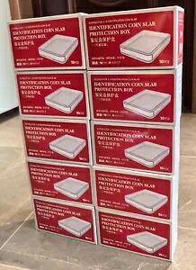100 個 NGC コインスラブ保護ボックス収納ケース変色防止ヘアライン｜WORLD RESOURCE【KING店】