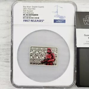 スター・ウォーズ エンパイア・ガード 2021 ニウエ S $2 シス・トルーパー NGC PR 70 .999 シルバー FR｜WORLD RESOURCE【KING店】