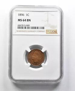 MS64 BN 1896 インディアンヘッドセント NGC *9996｜WORLD RESOURCE【KING店】
