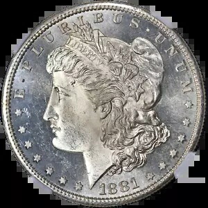 1881-S モーガン シルバー ダラー NGC MS64 PL ナイスアイアピール ストロングストライク｜WORLD RESOURCE【KING店】
