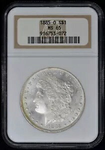 1885-O モルガン ドル S$1 NGC MS65|WORLD RESOURCE【KING店】
