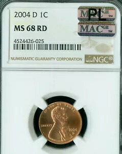 2004 D リンカーン セント NGC MS68 MAC PL PQ 最高級グレード MAC スポットレス *｜WORLD RESOURCE【KING店】