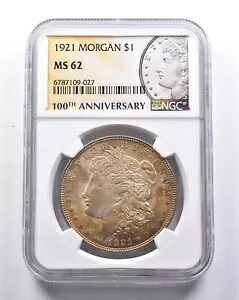 MS62 1921 モーガン シルバー ダラー 100 周年記念 NGC *3225｜WORLD RESOURCE【KING店】