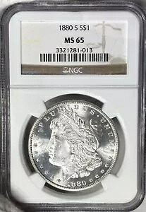 GEM BU 1880-S モーガン シルバー ダラー NGC MS65 美しいブレザー!ビデオを参照 RCBR｜WORLD RESOURCE【KING店】