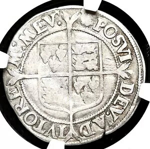 イングランド。エリザベス I. 1558-1603。ハンマードシルバーシリング、S-2555、NGC VG10|WORLD RESOURCE【KING店】