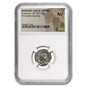 ローマ ガリア BI ダブル デナリウス Postumus 260-269 AD AU NGC|WORLD RESOURCE【KING店】