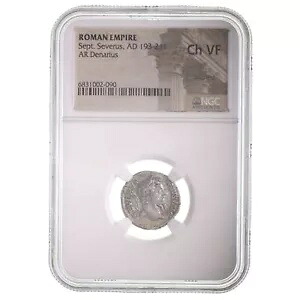 セプティミウス セウェルス帝のデナリウス銀 (西暦 193 ~ 211 年) - NGC CH-VF グレード|WORLD RESOURCE【KING店】