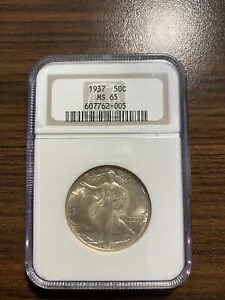 1937-P ウォーキング リバティ シルバー ハーフダラー 50C NGC ミントステート 65 MS 65 ウォーカー｜WORLD RESOURCE【KING店】