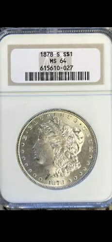 1878 S S$1 モーガン シルバー 1 ドル コイン 90% 上質シルバー NGC MS 64 オールド ホルダー｜WORLD RESOURCE【KING店】 103,950円