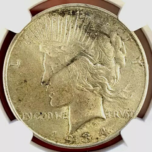 NGC MS-62! 1934-D 平和ドル|WORLD RESOURCE【KING店】
