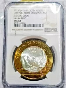 2007 メキシコ 100 ペソ エスタド デ ヌエボ レオン NGC|WORLD RESOURCE【KING店】