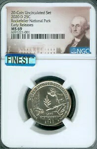 2020 D ロックフェラー クォーター NGC MS69 MAC 最高級レジストリー スポットレス *｜WORLD RESOURCE【KING店】