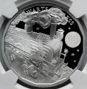 NGC PF70 2022 ハリー・ポッター ホグワーツ特急、イギリス イギリス シルバー プルーフ 1 オンス コイン|WORLD RESOURCE【KING店】