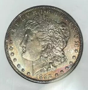 1898-O モーガン シルバー ダラー~NGC MS 65 ~美しい調色~ REF#49-013｜WORLD RESOURCE【KING店】