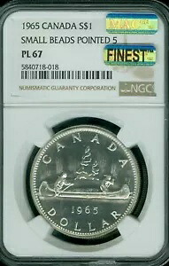 1965 SB P5 カナダドル NGC PL67 PQ MAC 最高級 MAC スポットレス *｜WORLD RESOURCE【KING店】