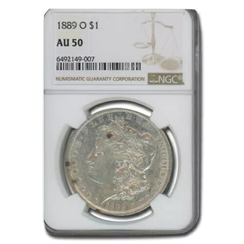 1889-O モルガン ダラー AU-50 NGC｜WORLD RESOURCE【KING店】