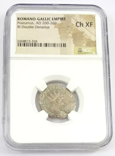 NGC Ch XF ローマン シルバー ポストゥムスのアントニニアヌス AD260-269 NGC 古代認定｜WORLD RESOURCE【KING店】