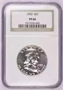 1953 P ハーフダラー フランクリン NGC PF-66｜WORLD RESOURCE【KING店】