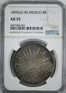 1895 GO RS メキシコ 8R レアル NGC AU55 102,850円