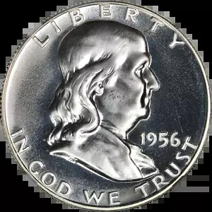 1956 Ty 2 フランクリン ハーフダラー プルーフ NGC PF69 ブレイジング ホワイト ジェム ストロング ストライク｜WORLD RESOURCE【KING店】