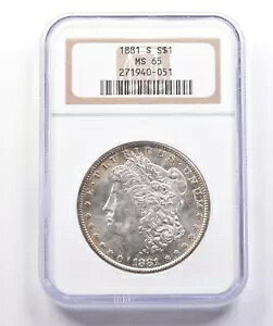 MS65 1881-S モーガン シルバー ダラー NGC *3561｜WORLD RESOURCE【KING店】