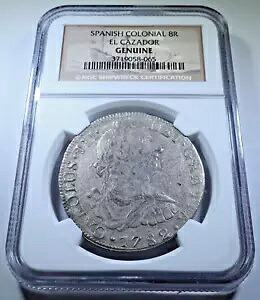 NGC 1782 エル カザドル難破船 8 レアレス 1700 年代スペインドル海賊宝コイン|WORLD RESOURCE【KING店】
