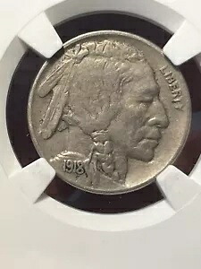 1918 D バッファロー ニッケル XF EF 極細 45 NGC 認定｜WORLD RESOURCE【KING店】