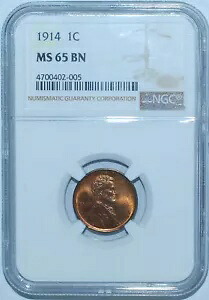 1914 P NGC MS65BN リンカーン ウィート セントは私たちにとって RB に見えます｜WORLD RESOURCE【KING店】 133,100円