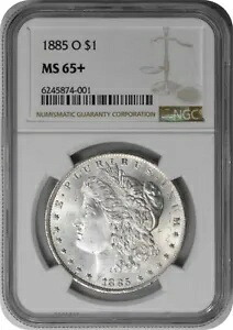 1885-O モーガン シルバー ダラー MS65+ NGC|WORLD RESOURCE【KING店】