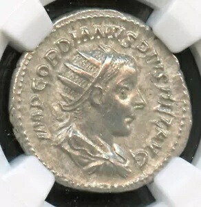 NGC - ローマ帝国 - AR ダブルデナリウス - 西暦 238 ～ 244 年 - ゴルディアヌス 3 世 - AU｜WORLD RESOURCE【KING店】