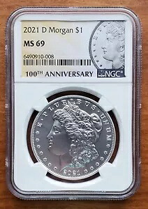2021 D モーガン シルバー ダラー - プライベート マーク NGC MS69 確認済み ~ レア デンバーミント｜WORLD RESOURCE【KING店】