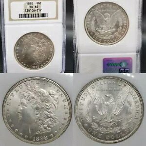 非常に素晴らしい 1898 モルガン $1 ドル NGC MS-65 KVE Investments, LLC