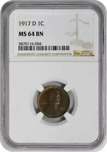 1917-D リンカーン セント MS64BN NGC｜WORLD RESOURCE【KING店】 130,900円