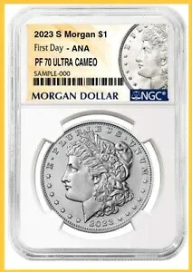 2023 S モーガン シルバー ダラー NGC プルーフ PF70 ～ ANA ショーリリース｜WORLD RESOURCE【KING店】