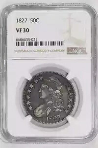 1827 キャップドバスト 0.5 ドル NGC VF30｜WORLD RESOURCE【KING店】 135,300円