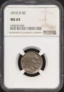 1915-D バッファロー ニッケル NGC MS 63｜WORLD RESOURCE【KING店】