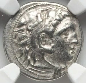 NGC XF アレキサンダー大王 3 世、紀元前 336 ~ 323 年、マケドニア王国 ギリシャ ドラクマ コイン|WORLD RESOURCE【KING店】