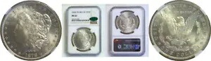 1878-7TF $1 モルガン ドル NGC MS-62 CAC|WORLD RESOURCE【KING店】