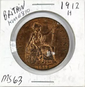 1912H イギリス 1 ペニー、収集品｜WORLD RESOURCE【KING店】