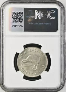 ニュージーランド - 1945 - フローリン - KM10 - NGC MS62 - 6863982-016｜WORLD RESOURCE【KING店】
