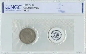 1890-O モルガン ドル GSA ソフト パック S$1 NGC VF20｜WORLD RESOURCE【KING店】