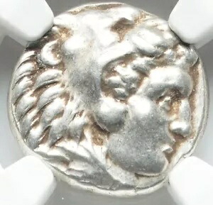 生涯発行 アレキサンダー大王 3 世、紀元前 336 ～ 323 年、マケドニア ドラクマ コイン NGC Ch VF｜WORLD RESOURCE【KING店】
