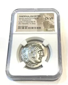 パンフィリア 不確か 紀元前 3 後期 2 初期 NGC Ch-VF AR テトラ アレキサンダー 3 世｜WORLD RESOURCE【KING店】 146,850円